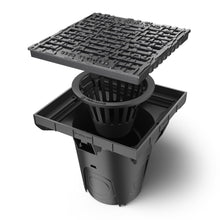 Load image into Gallery viewer, 12x12 Plastic NEO catch basin (NEO 300-CBP), ductile cast iron grate, C Class
