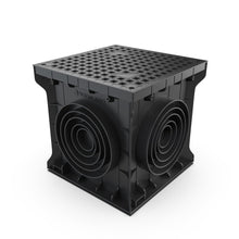 Load image into Gallery viewer, 16x16 Plastic catch basin (BASE 400-CBP), plastic grate, A Class
