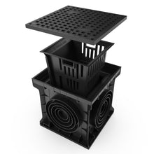 Load image into Gallery viewer, 16x16 Plastic catch basin (BASE 400-CBP), plastic grate, A Class
