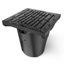 Charger l'image dans la galerie, 16x16 Plastic NEO catch basin (NEO 400-CBP), Plastic grate, A Class
