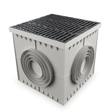 Load image into Gallery viewer, 22x22 Plastic catch basin (BASE 550-CBP), ductile iron grate (ADA), C Class

