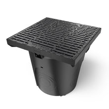 Charger l'image dans la galerie, 22x22 Plastic NEO catch basin (NEO 550-CBP), ductile cast iron grate (ADA), C Class
