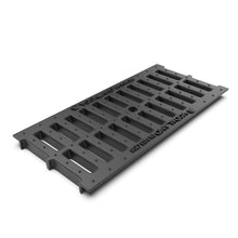 Load image into Gallery viewer, 8&quot; Plastic trench drain (BASE 200P), ductile cast iron grate, C class
