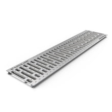 Load image into Gallery viewer, 8&quot; Plastic trench drain (BASE 200P), galvanized steel grate, A class

