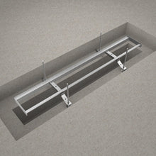 Load image into Gallery viewer, 4&quot; BASE Galvanized Steel Frame for Linear Grates
