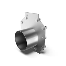 Charger l'image dans la galerie, Stainless Steel SL5 End Cap horizontal outlet 4'' for Slot module system
