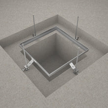 Load image into Gallery viewer, 16&quot; x 16&quot; BASE Stainless Steel Frame for Basin Grates
