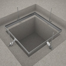 Load image into Gallery viewer, 22&quot; x 22&quot; BASE Stainless Steel Frame for Basin Grates
