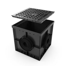 Load image into Gallery viewer, 16x16 Plastic catch basin (BASE 400-CBP), cast iron grate, C Class
