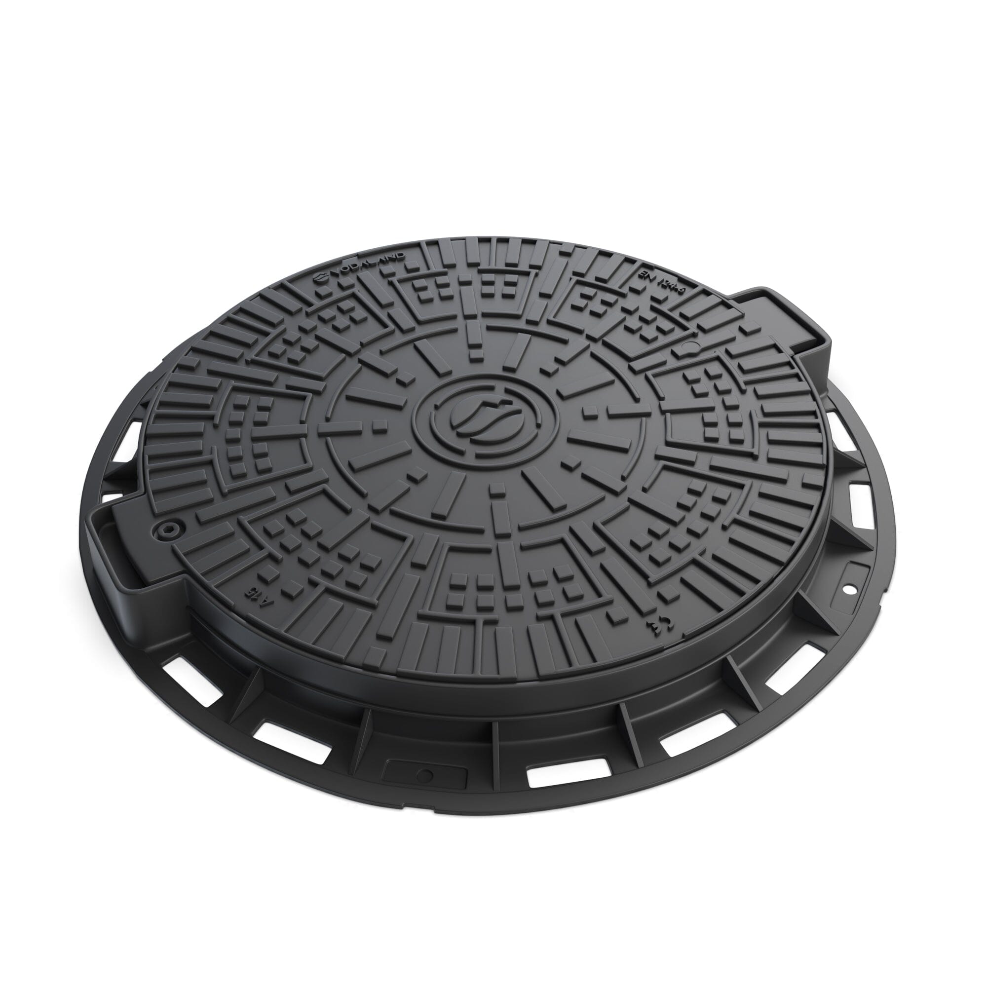 Plastic manhole cover - round (black) buy in Canada | Vodaland Canada