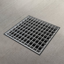 Load image into Gallery viewer, 12x12 Plastic catch basin (BASE 300-CBP), galvanized steel grate, A Class
