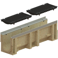 Load image into Gallery viewer, 6.5&quot; Polymer concrete trench drain (MEGA 160PC), E-F Class
