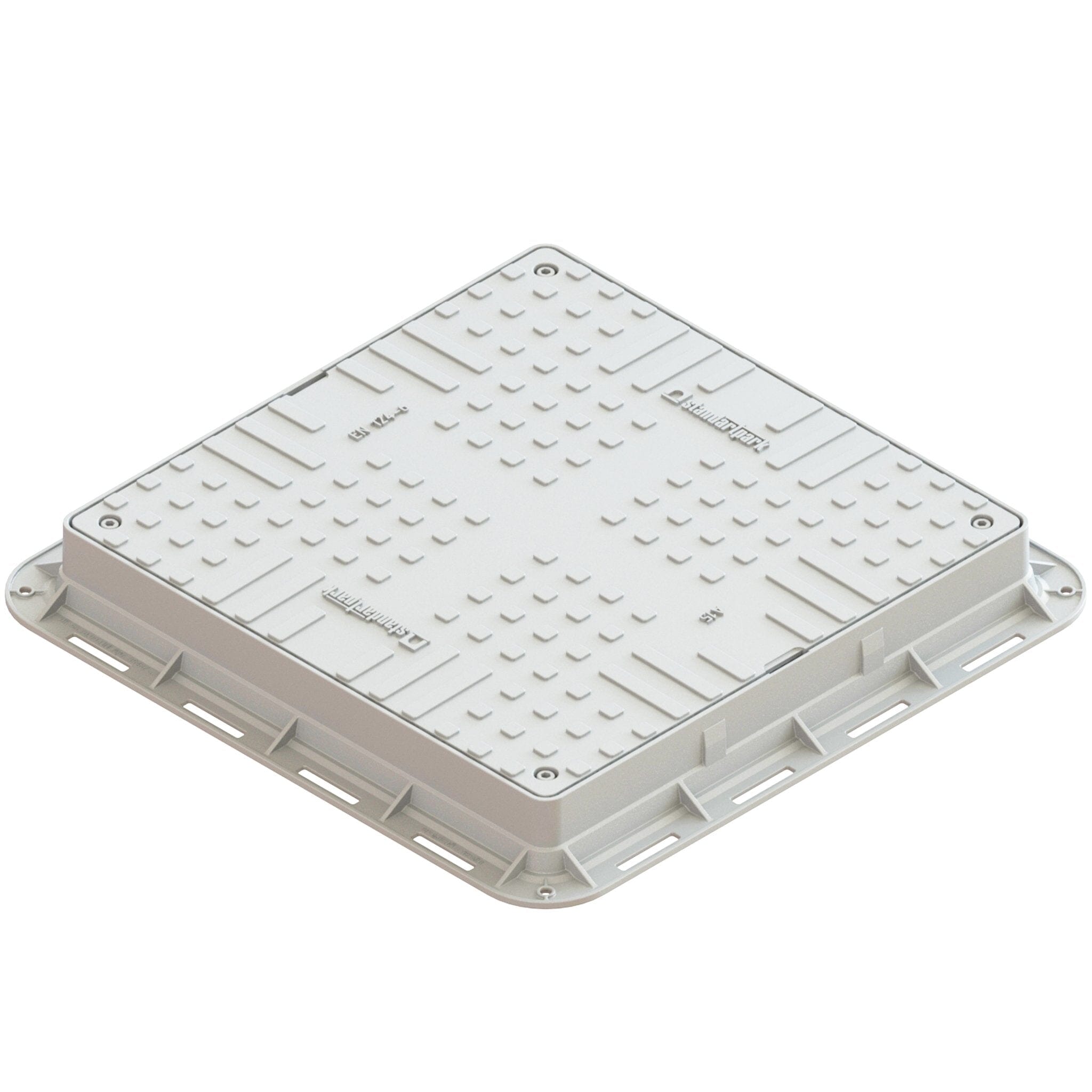 Plastic manhole cover - square (gray) buy in Canada | Vodaland Canada