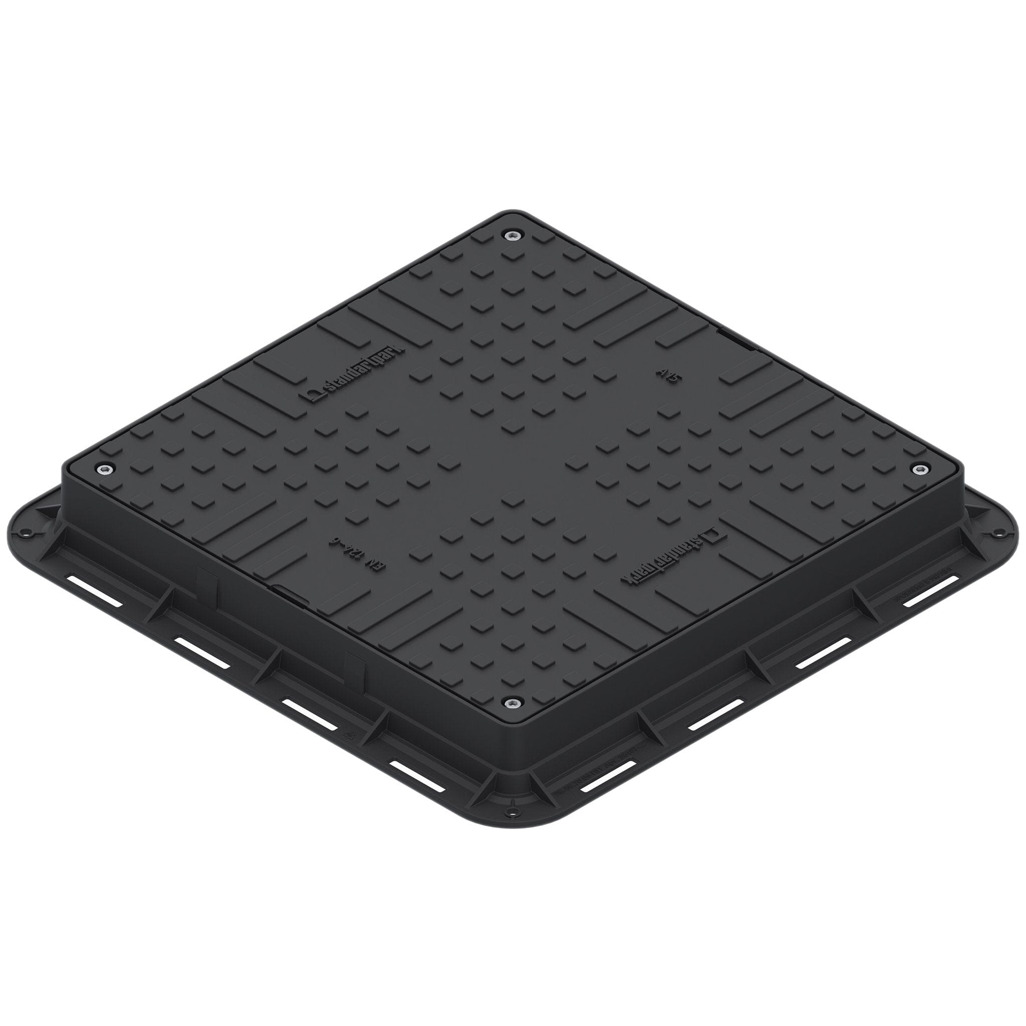 SADE BL08 BLACKサイズ2 Manhole Plastic manhole cover - square (black) buy in Canada | Vodaland Canada