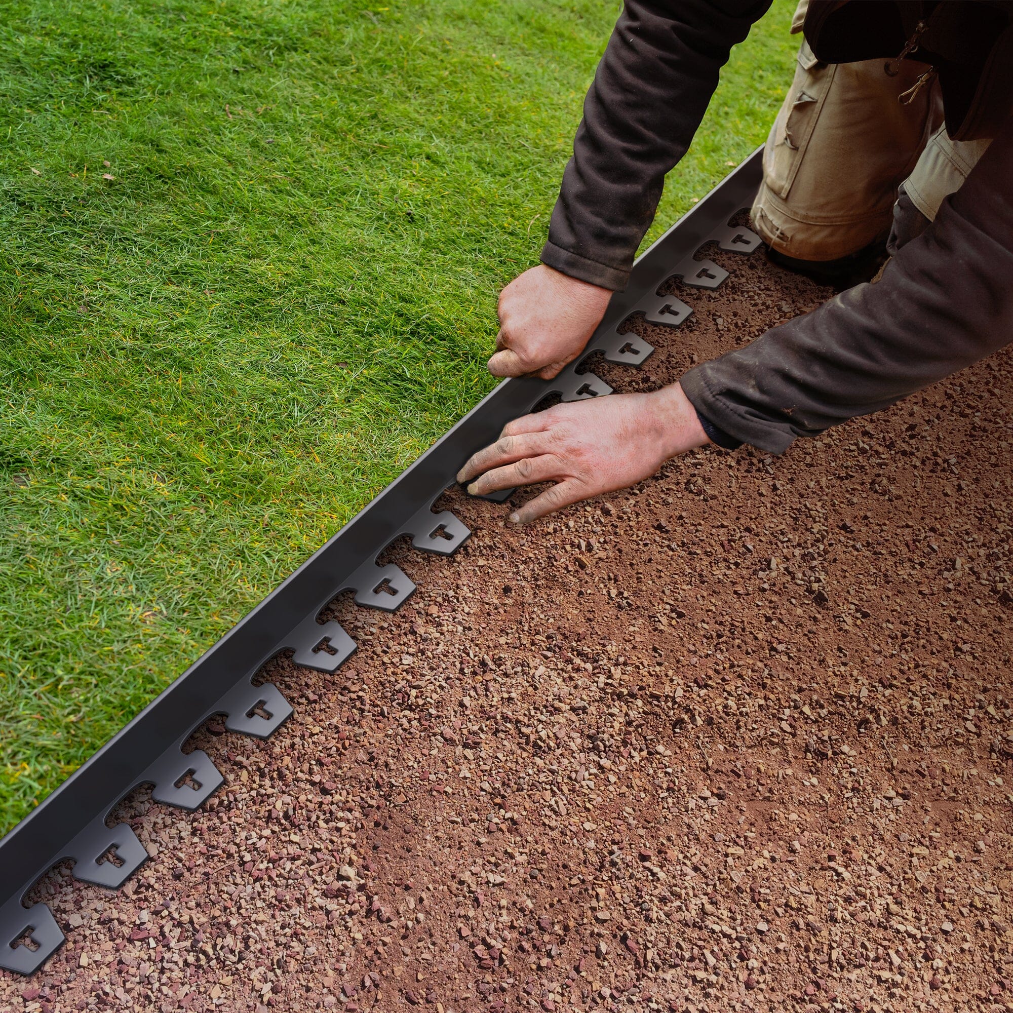 Plactic Dig Plastic (No-Dig) Garden Landscape Edging buy in Canada | Vodaland Canada