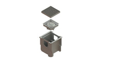Load image into Gallery viewer, 4&quot; STAINLESS inline catch basin
